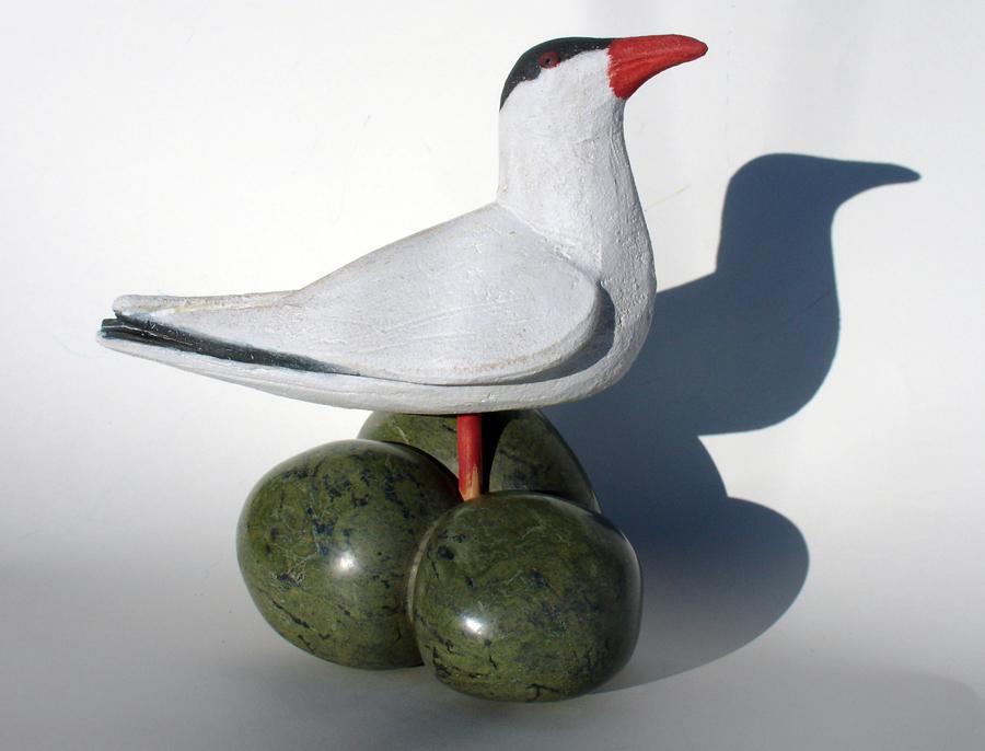 Tern ceramic sculpture by Illona Morrice
