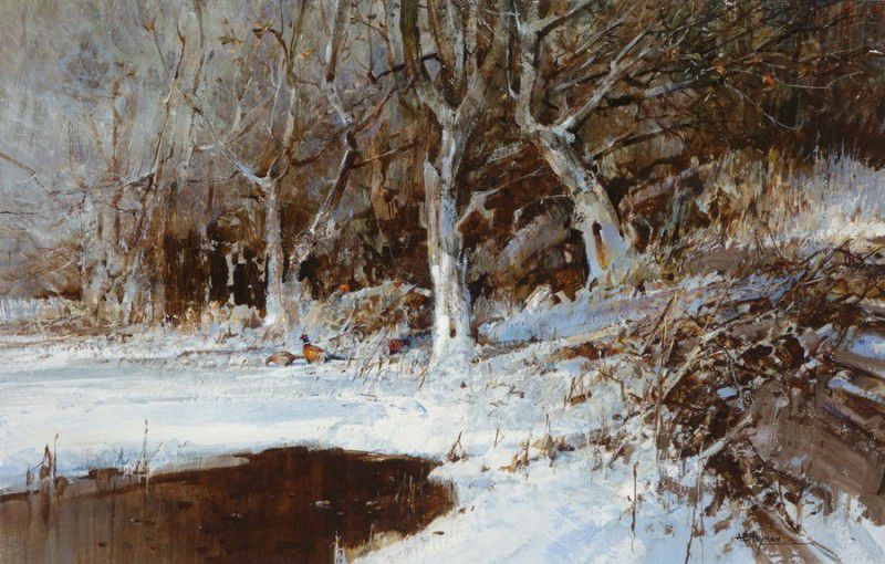 Winter Pheasants - Alan Hayman