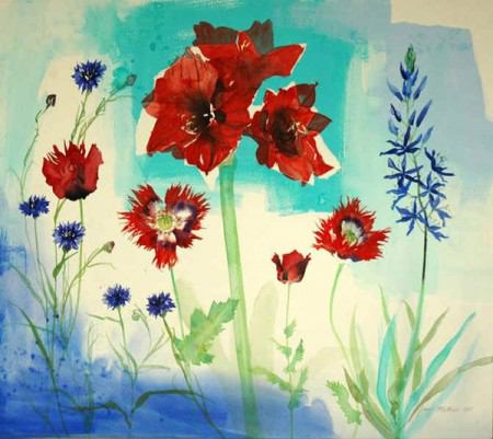 Red and Blue - Jenny Matthews