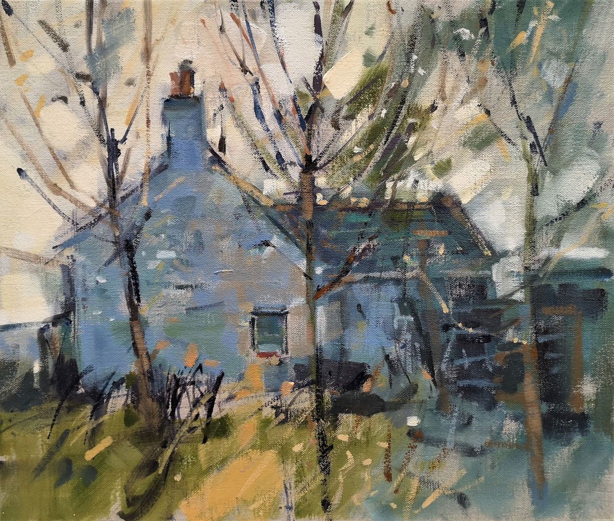 Cottage, Catterline by PETER FOYLE